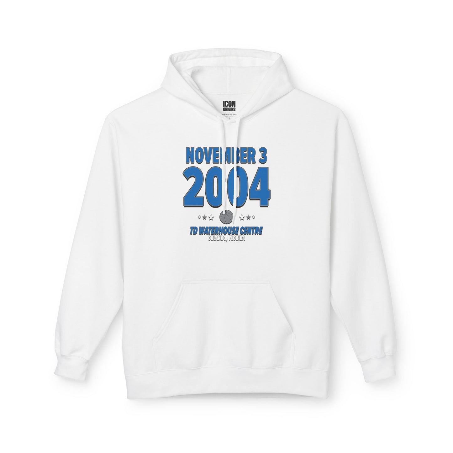 Orlando Basketball – November 3, 2004 – Hoodie (Black & White)