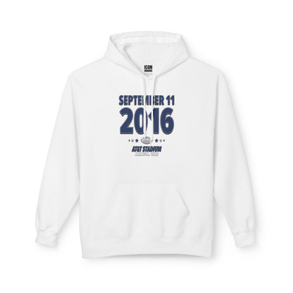 Dallas Football – September 11, 2016 – Hoodie (Black & White)