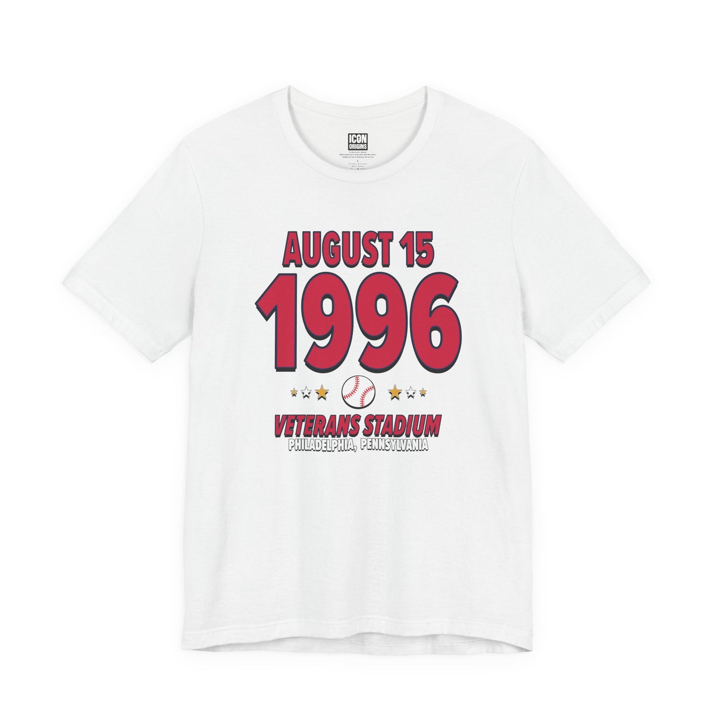 Atlanta Baseball – August 15, 1996 – Origin Tee (Black & White)