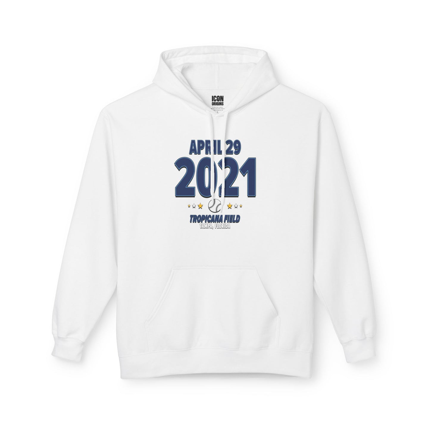 Tampa Bay Baseball – April 29, 2021 – Hoodie (Black & White)