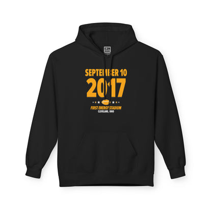 Pittsburgh Football – September 10, 2017 – Hoodie (Black & White)