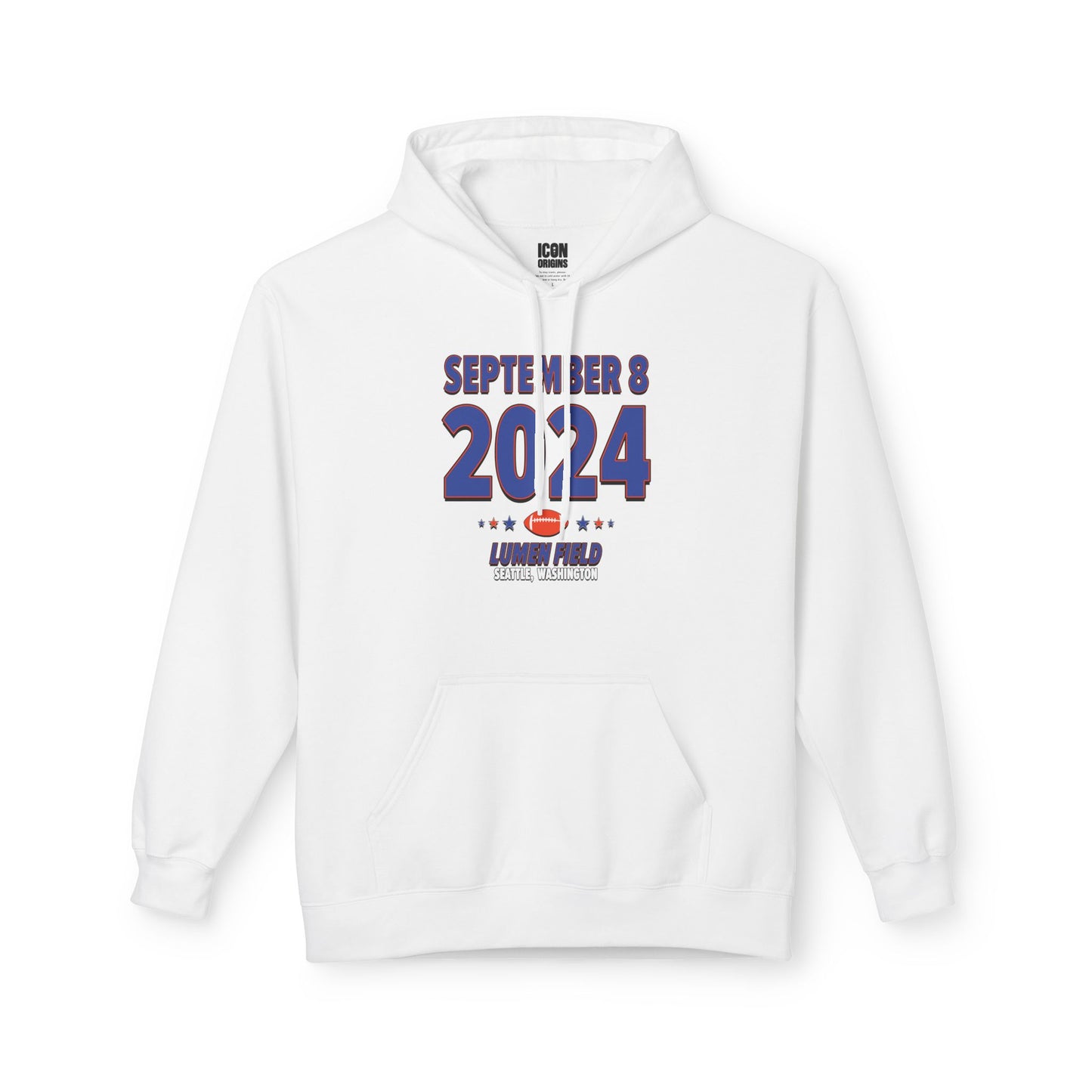 Denver Football – September 8, 2024 – Hoodie (Black & White)