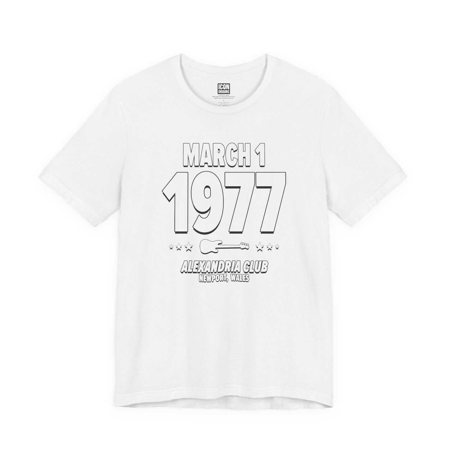 Red Lights – 1977 – Origin Tee (Black & White)