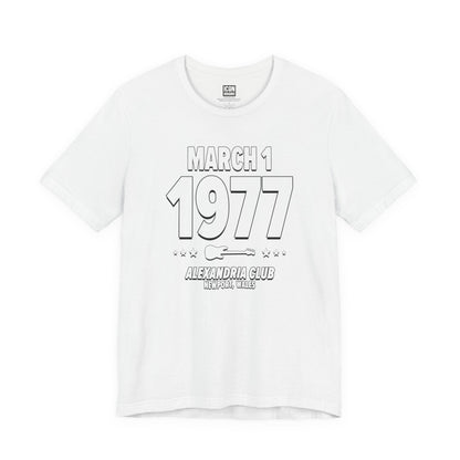 Red Lights – 1977 – Origin Tee (Black & White)