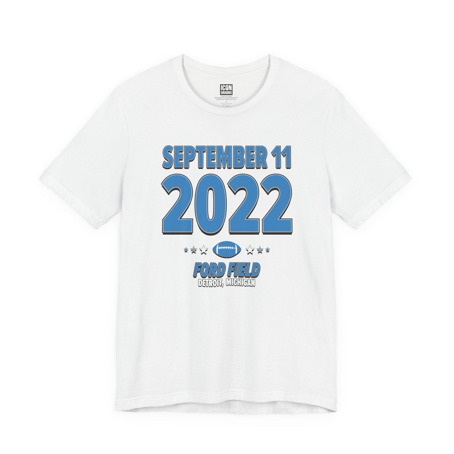 Detroit Football – September 11, 2022 – Origin Tee (Black & White)