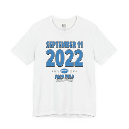 Detroit Football – September 11, 2022 – Origin Tee (Black & White)