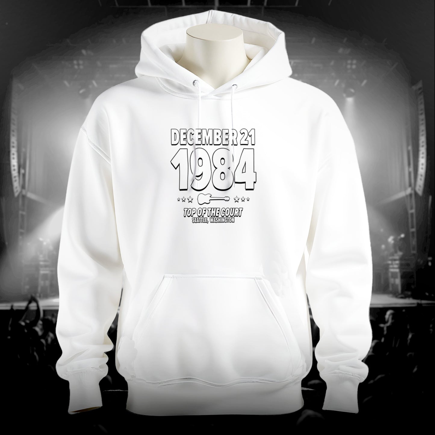 Emerald Octaves – 1984 – Hoodie (Black & White)