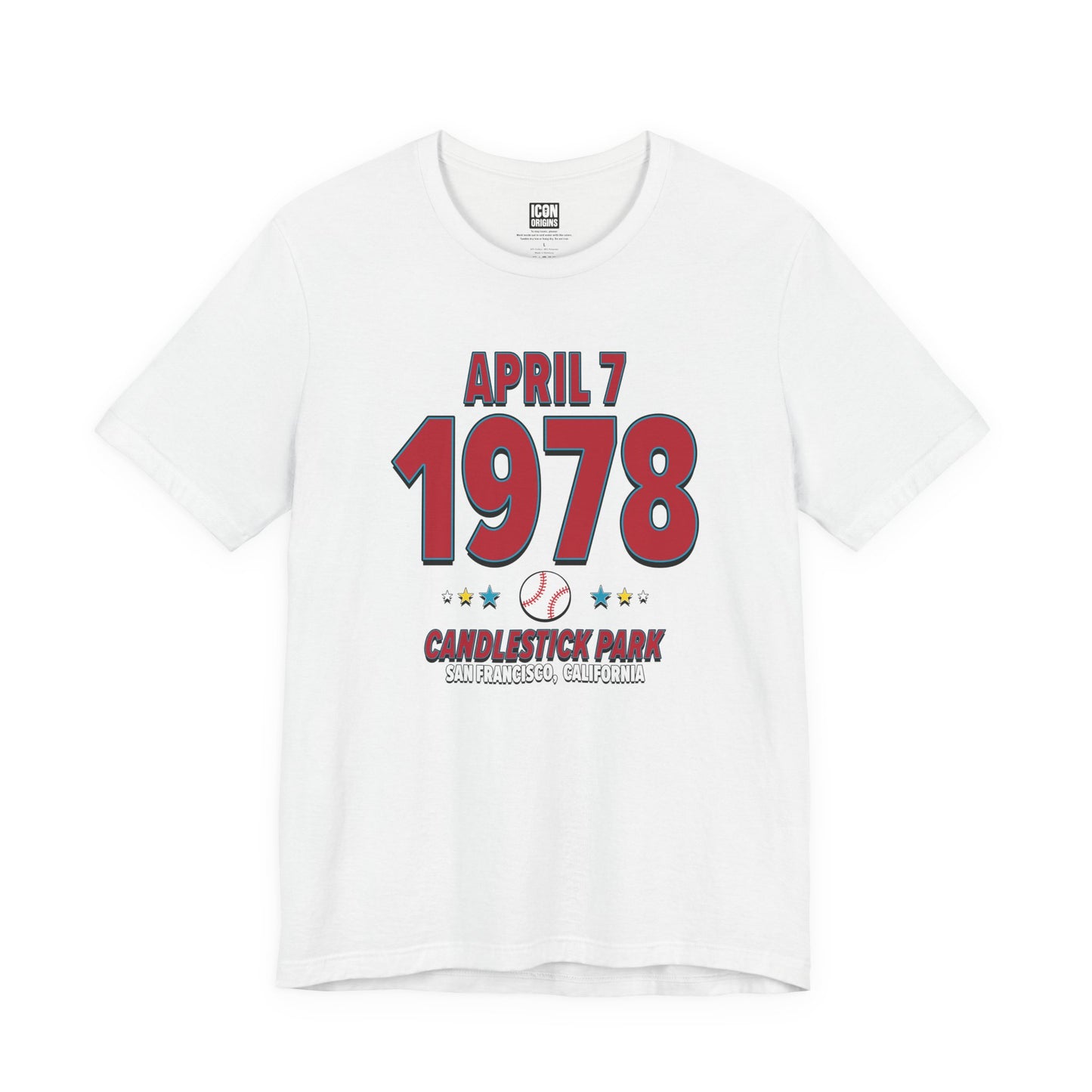 St. Louis Baseball – April 7, 1978 – Origin Tee (Black & White)