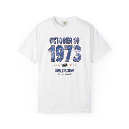 New York Hockey – October 10, 1973 – Comfort Colors (Black & White)