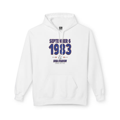New York Baseball – September 6, 1983 – Hoodie (Black & White)