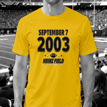 Pittsburgh Football – September 7, 2003 – Origin Tee