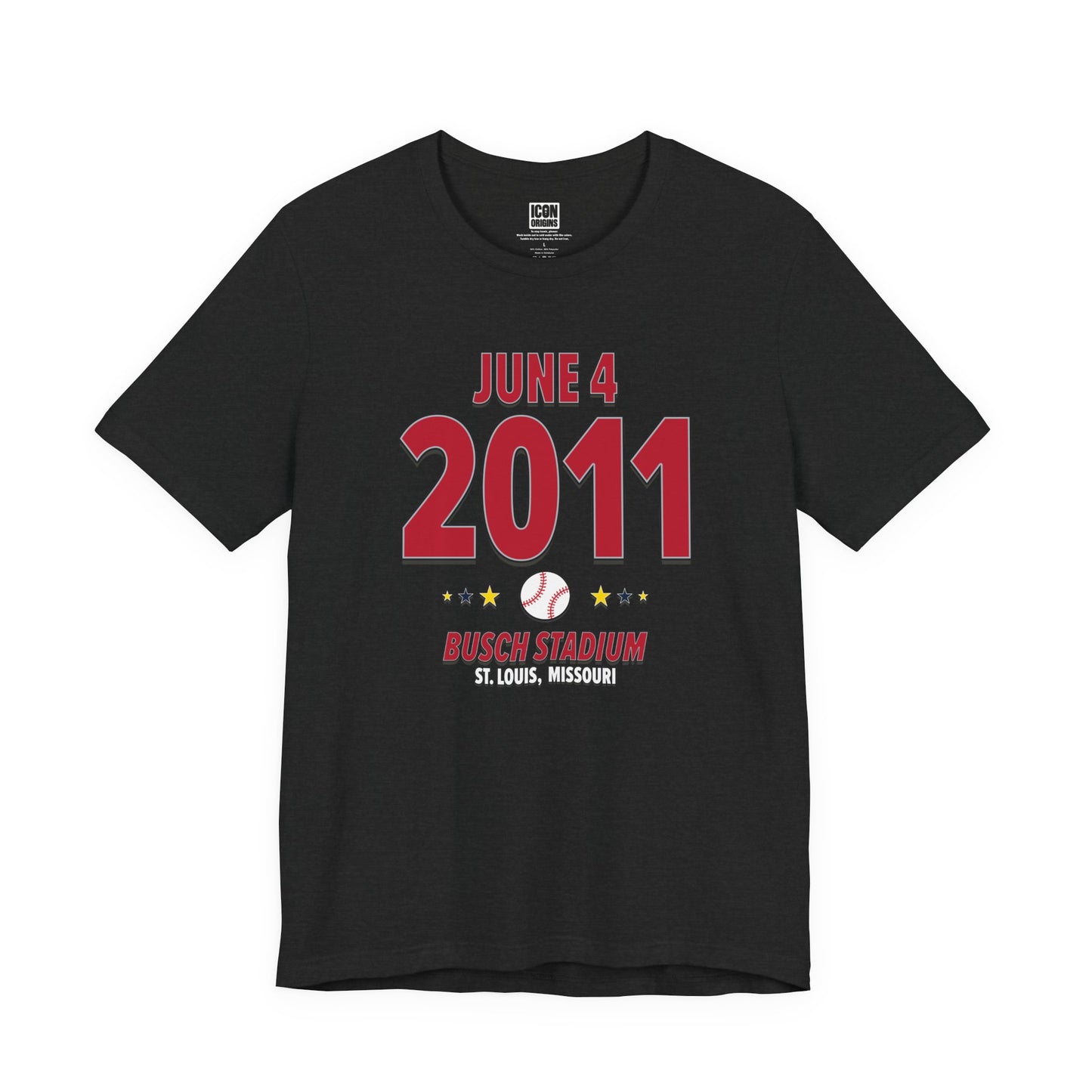 St. Louis Baseball – June 4, 2011 – Origin Tee (Black & White)