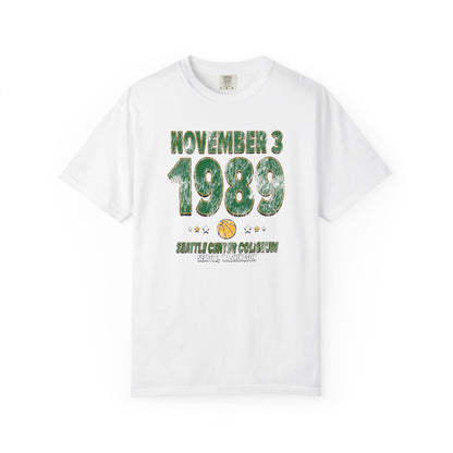 Seattle Basketball – November 3, 1989 – Comfort Colors (Black & White)