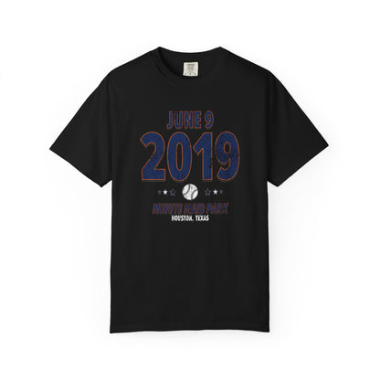 Houston Baseball – June 9, 2019 – Comfort Colors (Black & White)