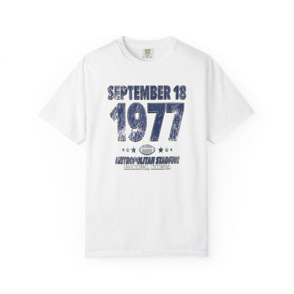 Dallas Football – September 18, 1977 – Comfort Colors (Black & White)
