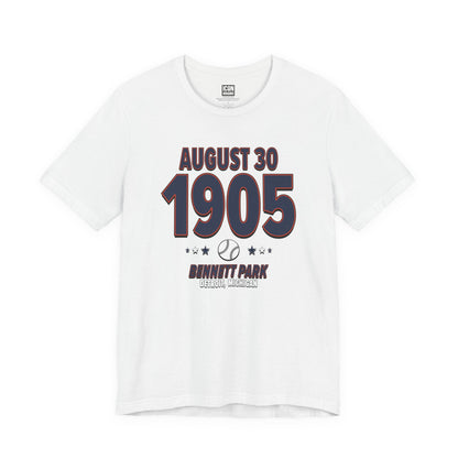 Detroit Baseball – August 30, 1905 – Origin Tee (Black & White)