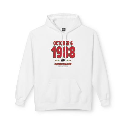 Chicago Hockey – October 6, 1988 – Hoodie (Black & White)