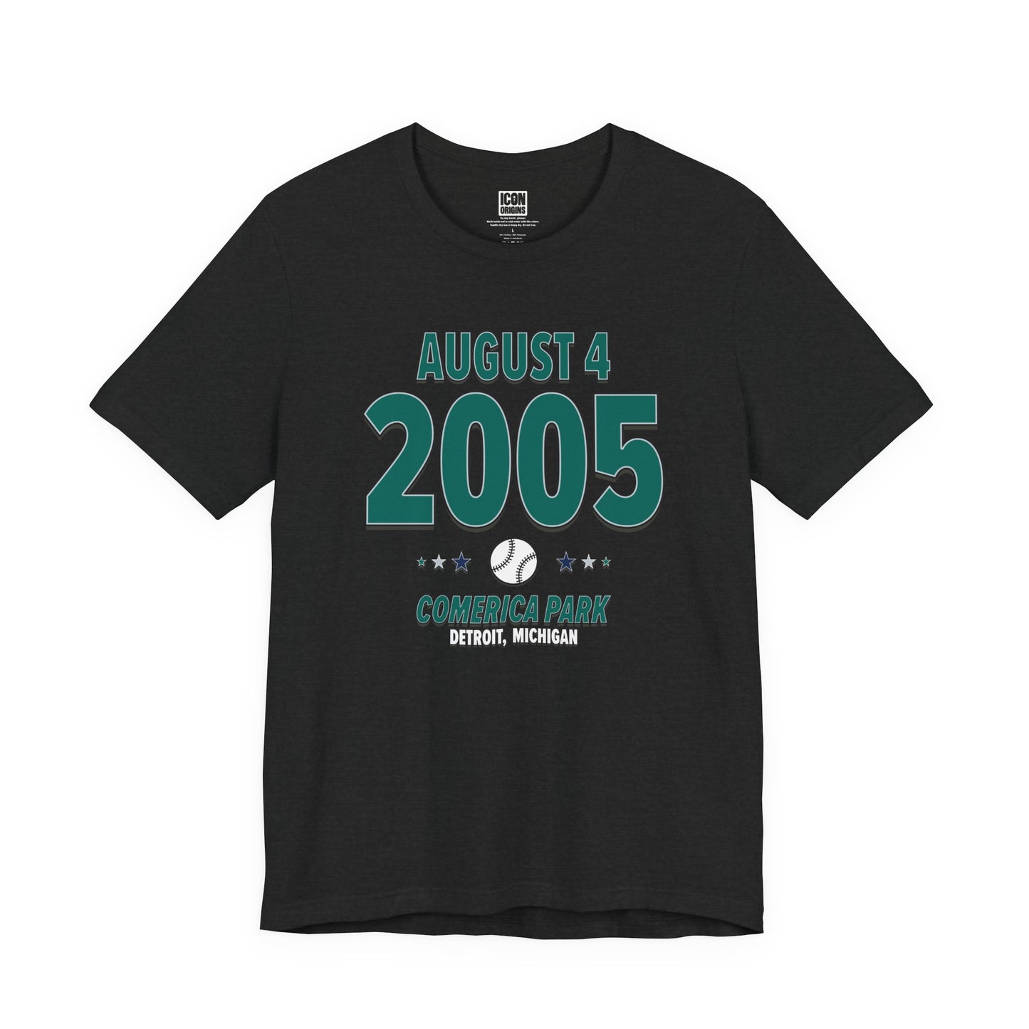 Seattle Baseball – August 4, 2005 – Origin Tee (Black & White)