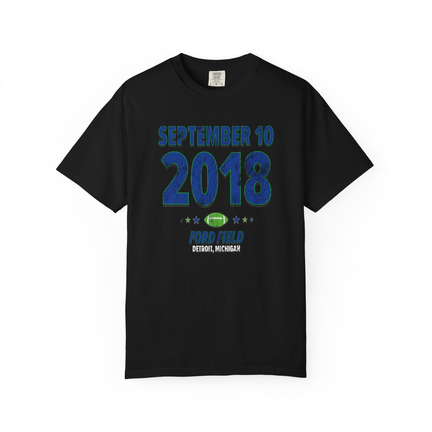 Seattle Football – September 10, 2018 – Comfort Colors (Black & White)