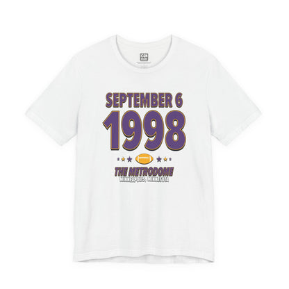 Minnesota Football – September 6, 1998 – Origin Tee (Black & White)
