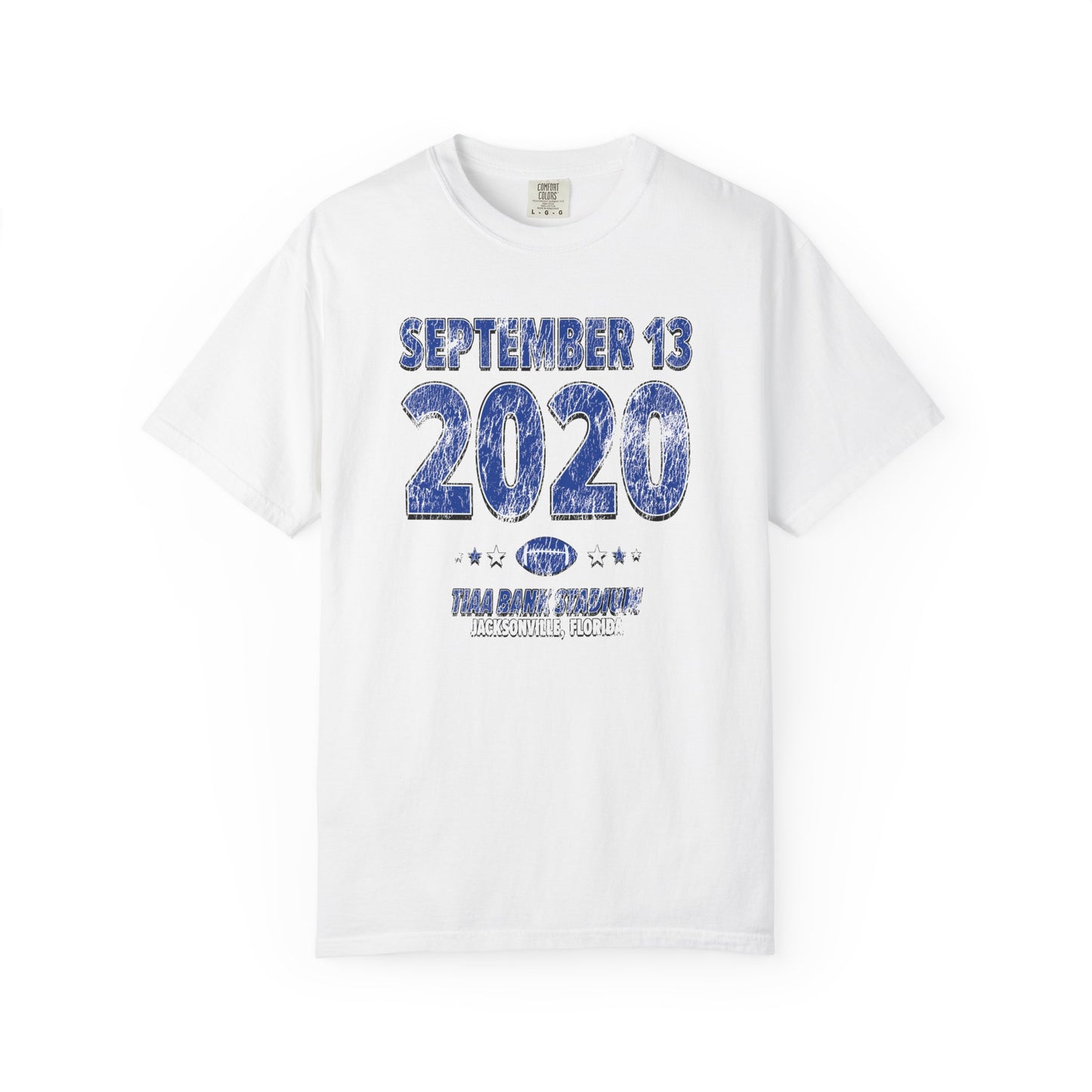 Indianapolis Football – September 13, 2020 – Comfort Colors (Black & White)