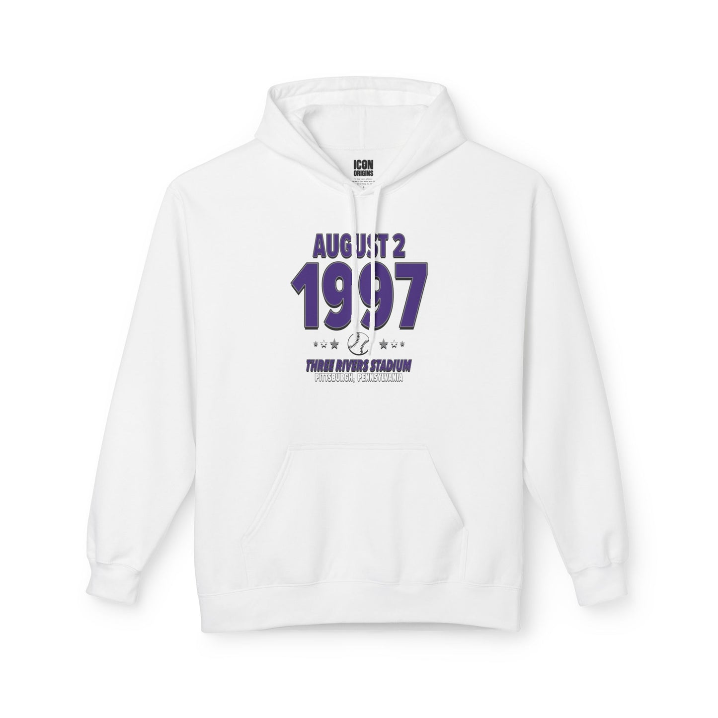 Colorado Baseball – August 2, 1997 – Hoodie (Black & White)
