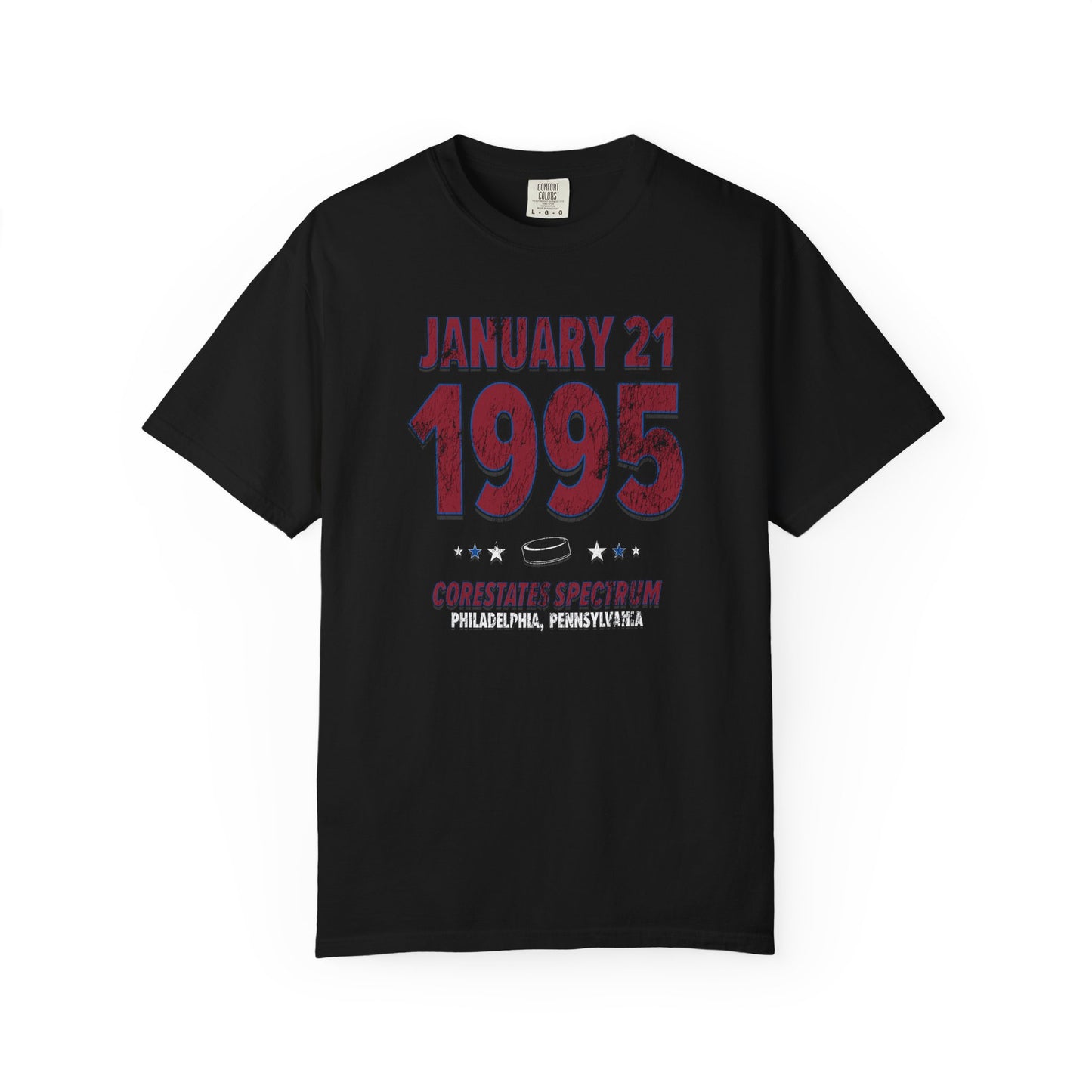 Colorado Hockey – January 21, 1995 – Comfort Colors (Black & White)