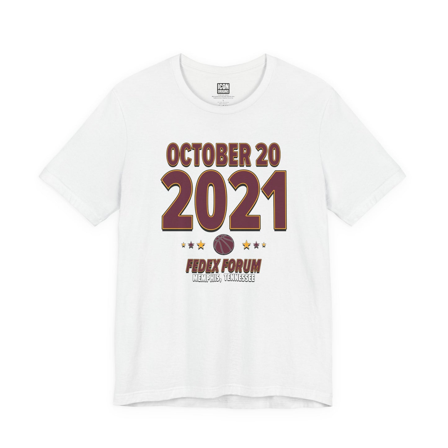 Cleveland Basketball – October 20, 2021 – Origin Tee (Black & White)