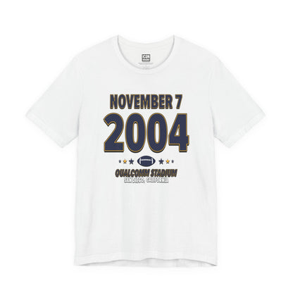 San Diego Football – November 7, 2004 – Origin Tee (Black & White)