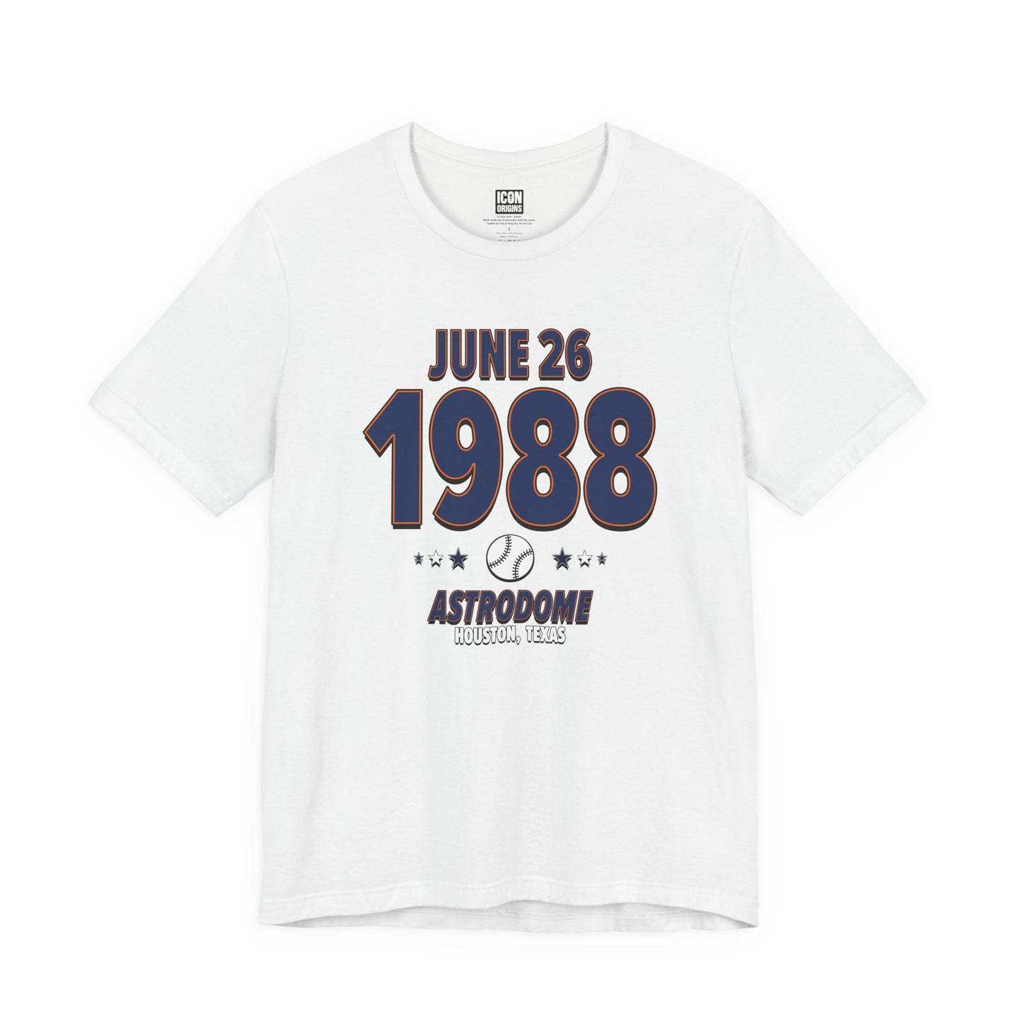 Houston Baseball – June 26, 1988 – Origin Tee (Black & White)