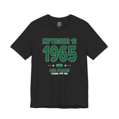 New York Football – September 18, 1965 – Origin Tee (Black & White)