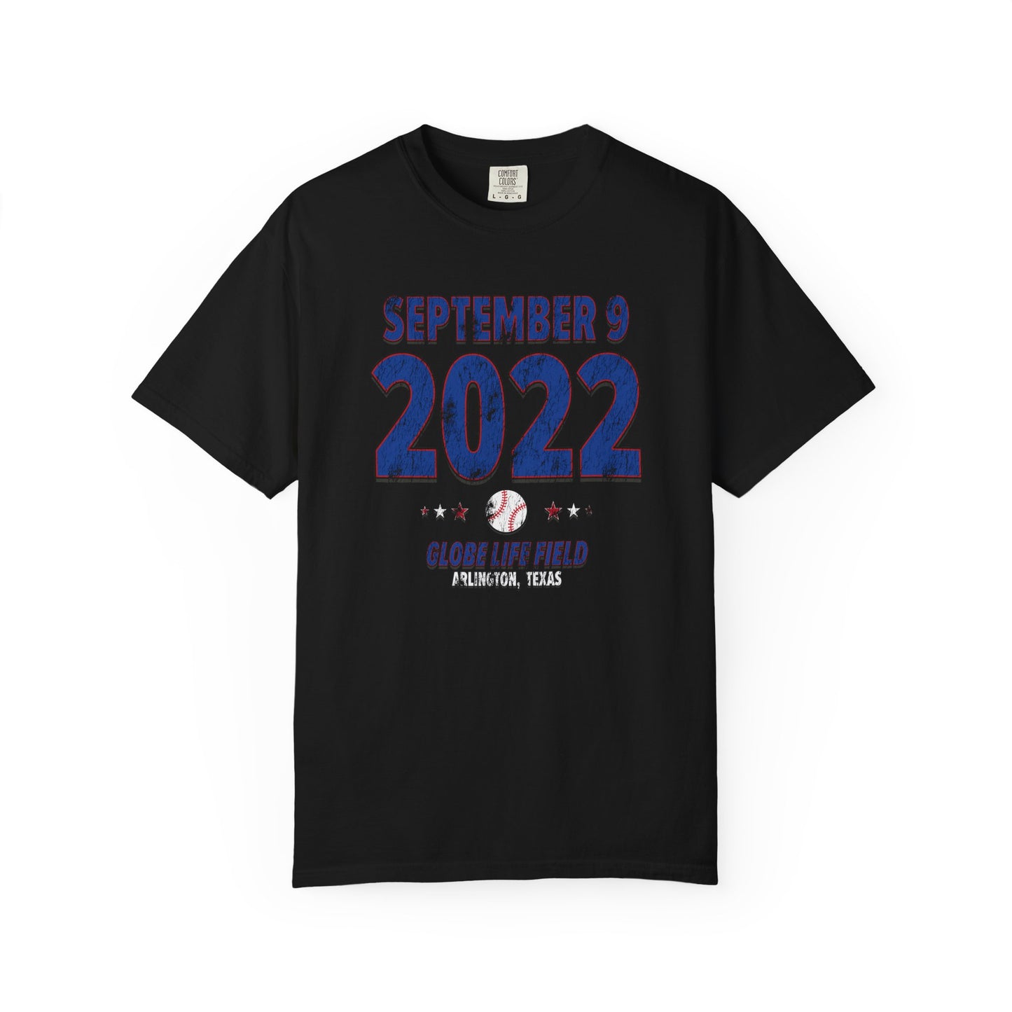 Texas Baseball – September 9, 2022 – Comfort Colors (Black & White)