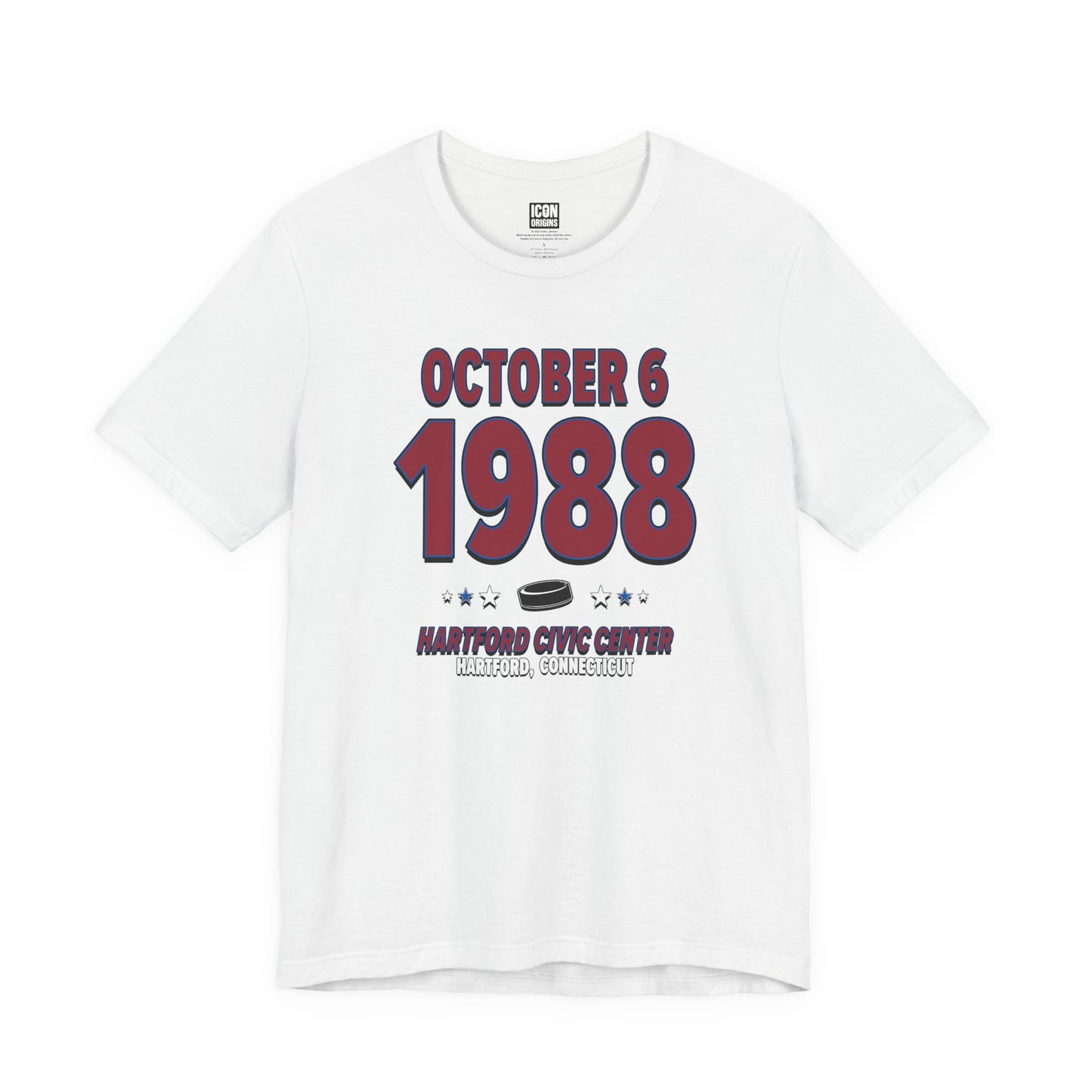 Colorado Hockey – October 6, 1988 – Origin Tee (Black & White)