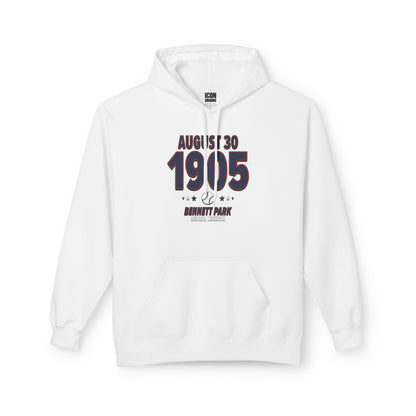 Detroit Baseball – August 30, 1905 – Hoodie (Black & White)