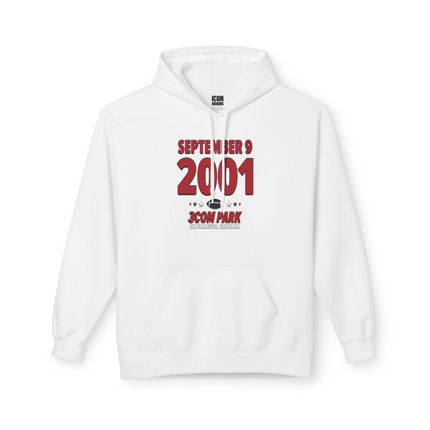 Atlanta Football – September 9, 2001 – Hoodie (Black & White)