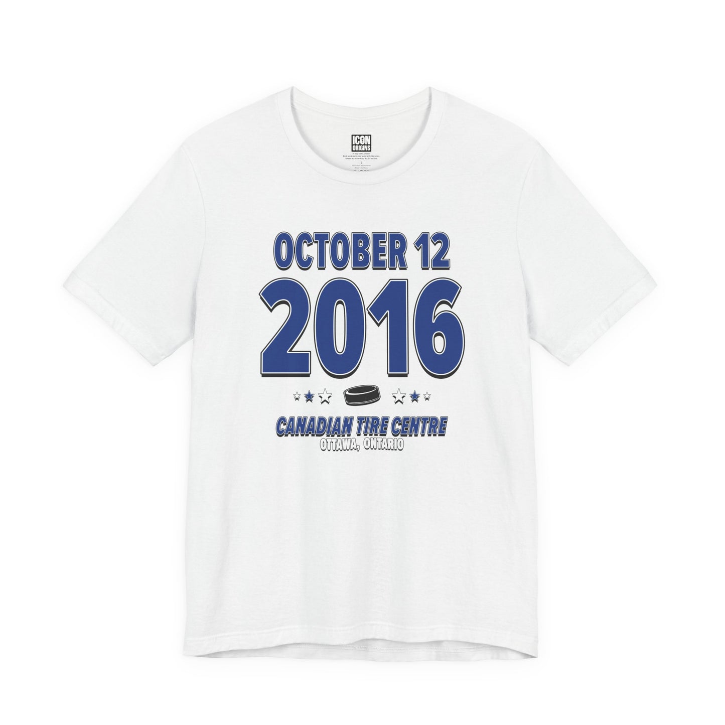 Toronto Hockey – October 12, 2016 – Origin Tee (Black & White)