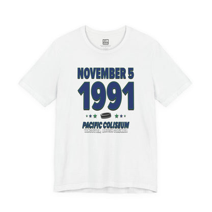Vancouver Hockey – September 5, 1991 – Origin Tee (Black & White)