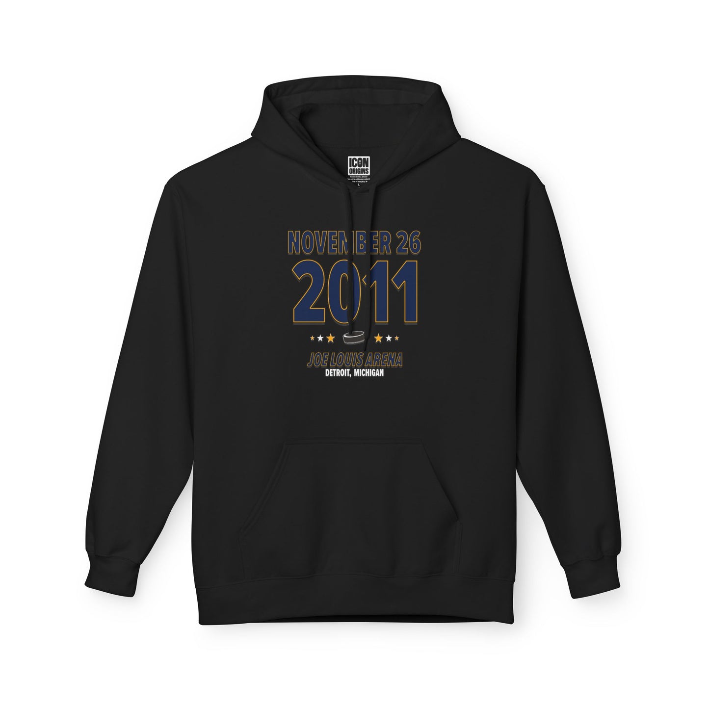 Nashville Hockey – November 26, 2011 – Hoodie (Black & White)