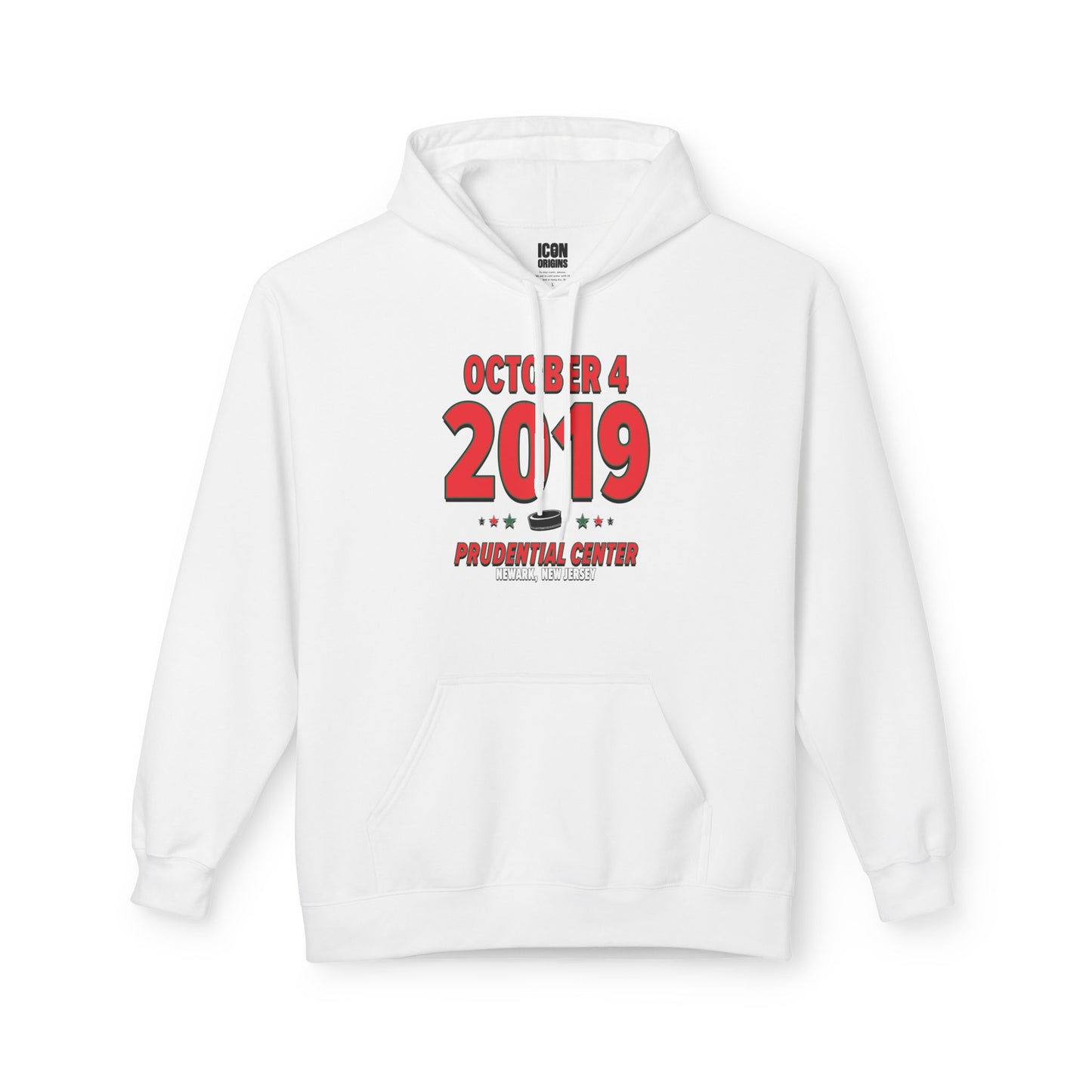 New Jersey Hockey – October 4, 2019 – Hoodie (Black & White)