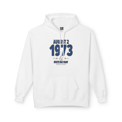 Kansas City Baseball – August 2, 1973 – Hoodie (Black & White)