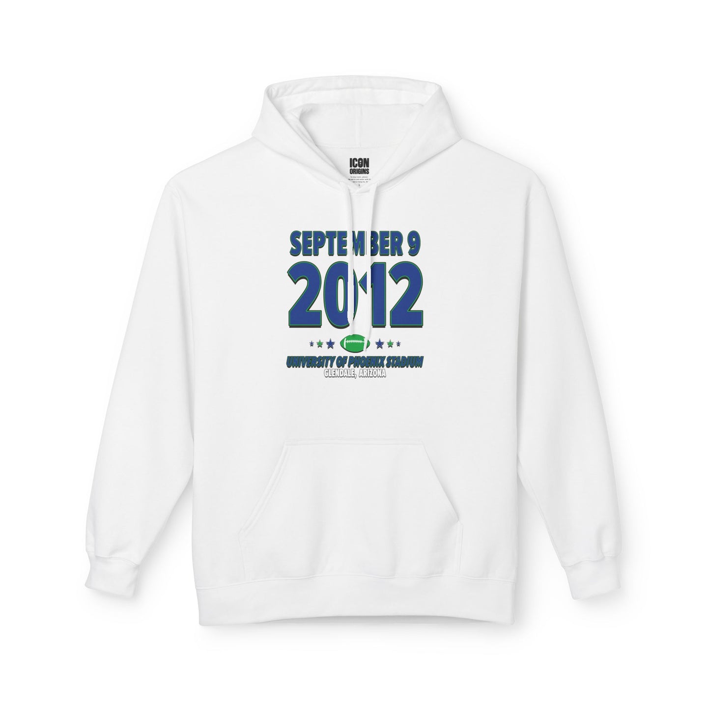 Seattle Football – September 9, 2012 – Hoodie (Black & White)