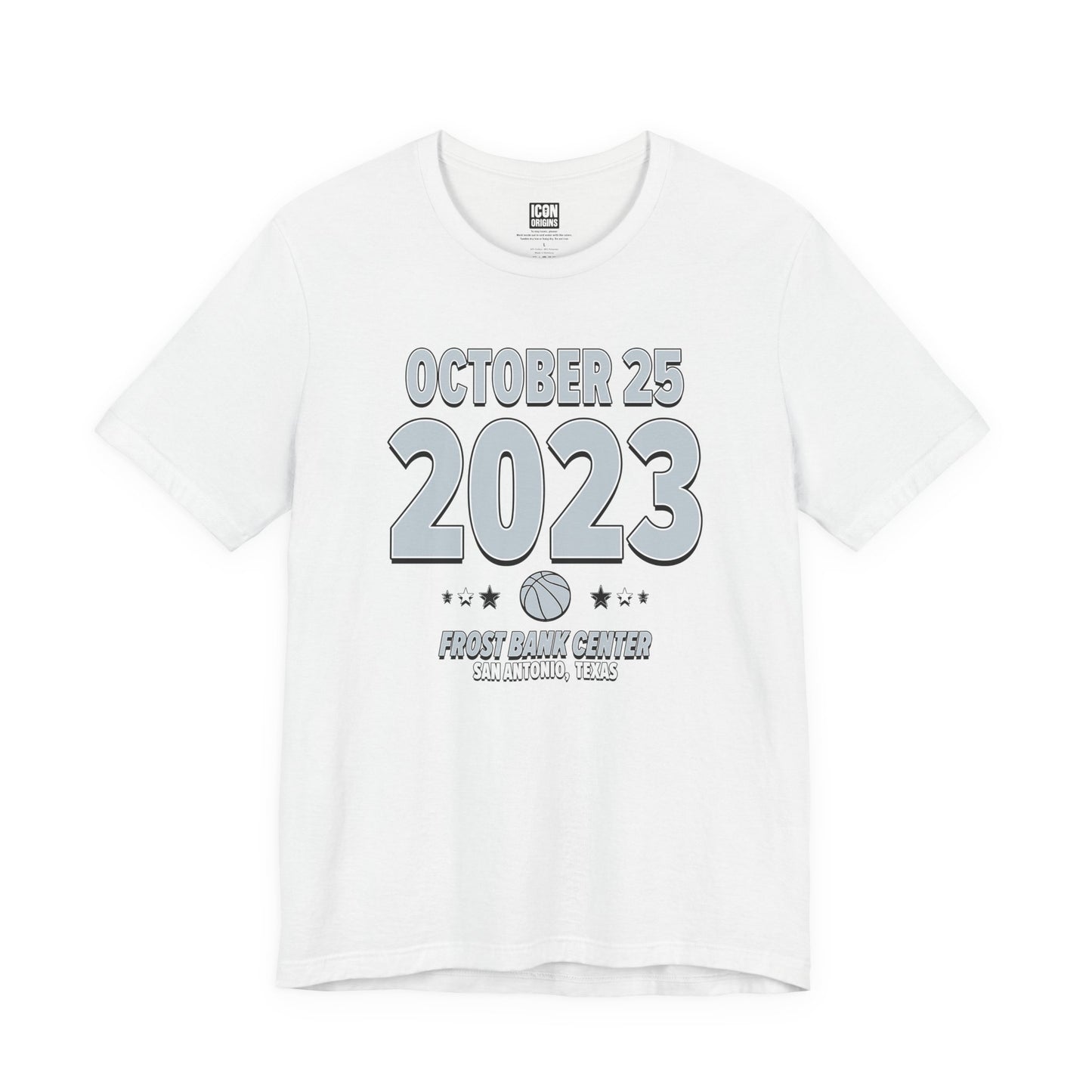 San Antonio Basketball – October 25, 2023 – Origin Tee (Black & White)
