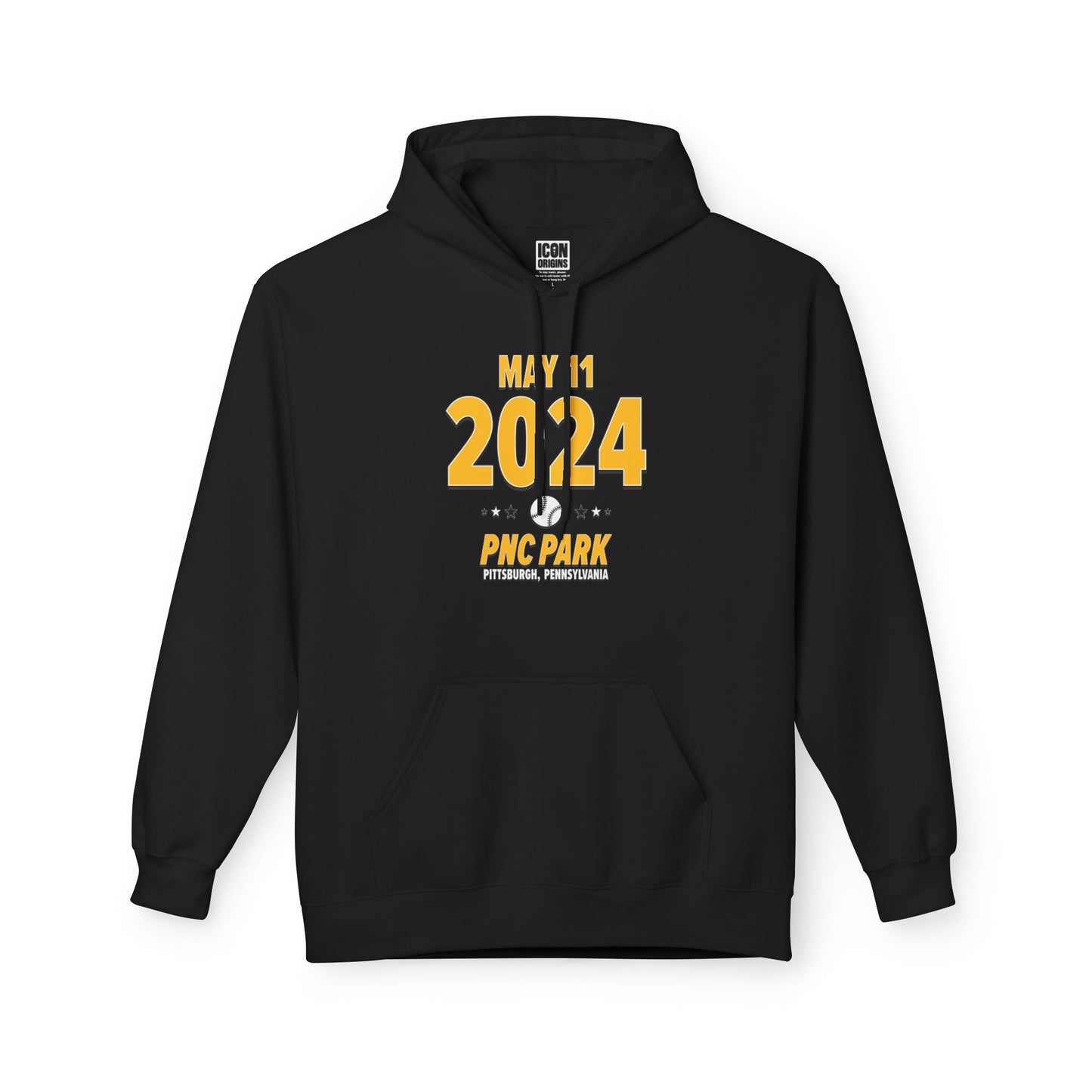 Pittsburgh Baseball – May 11, 2024 – Hoodie (Black & White)