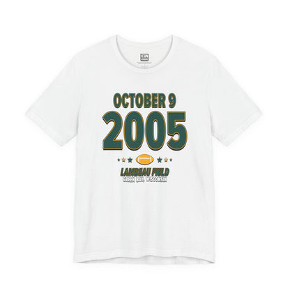 Green Bay Football – October 9, 2005 – Origin Tee (Black & White)