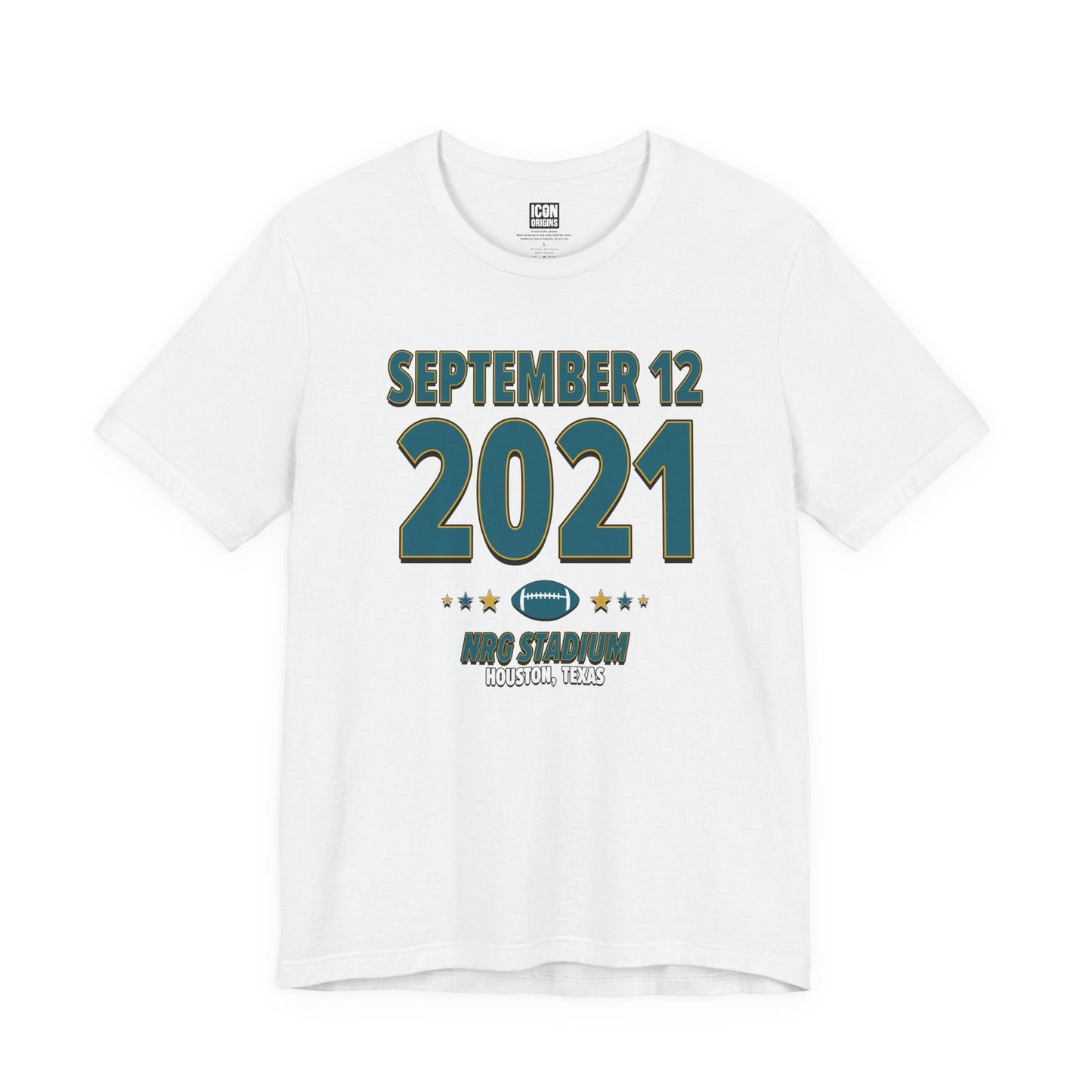 Jacksonville Football – September 12, 2021 – Origin Tee (Black & White)