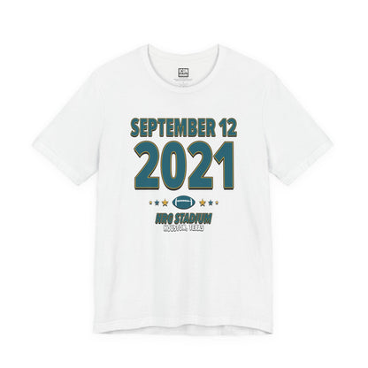 Jacksonville Football – September 12, 2021 – Origin Tee (Black & White)