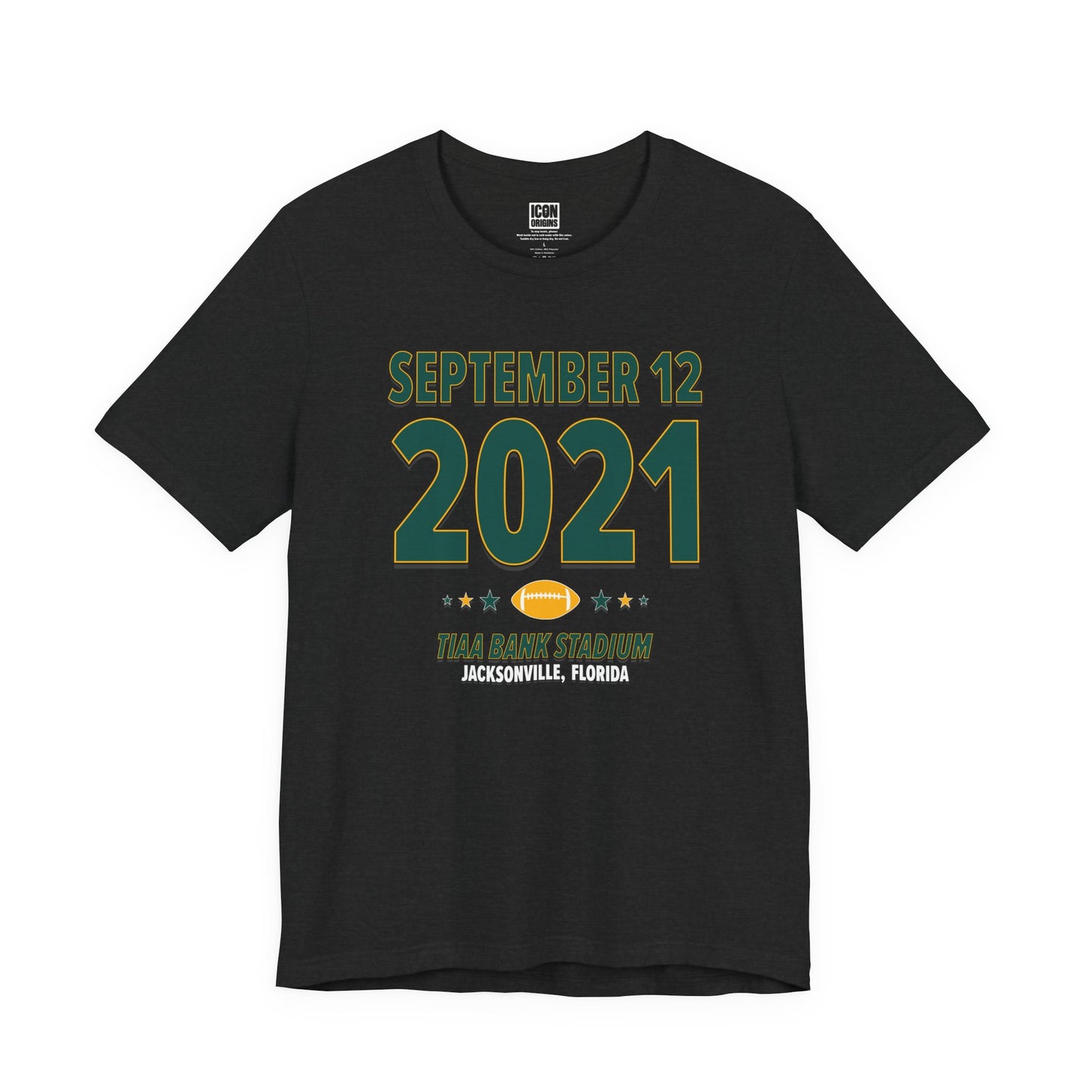 Green Bay Football – September 12, 2021 – Origin Tee (Black & White)