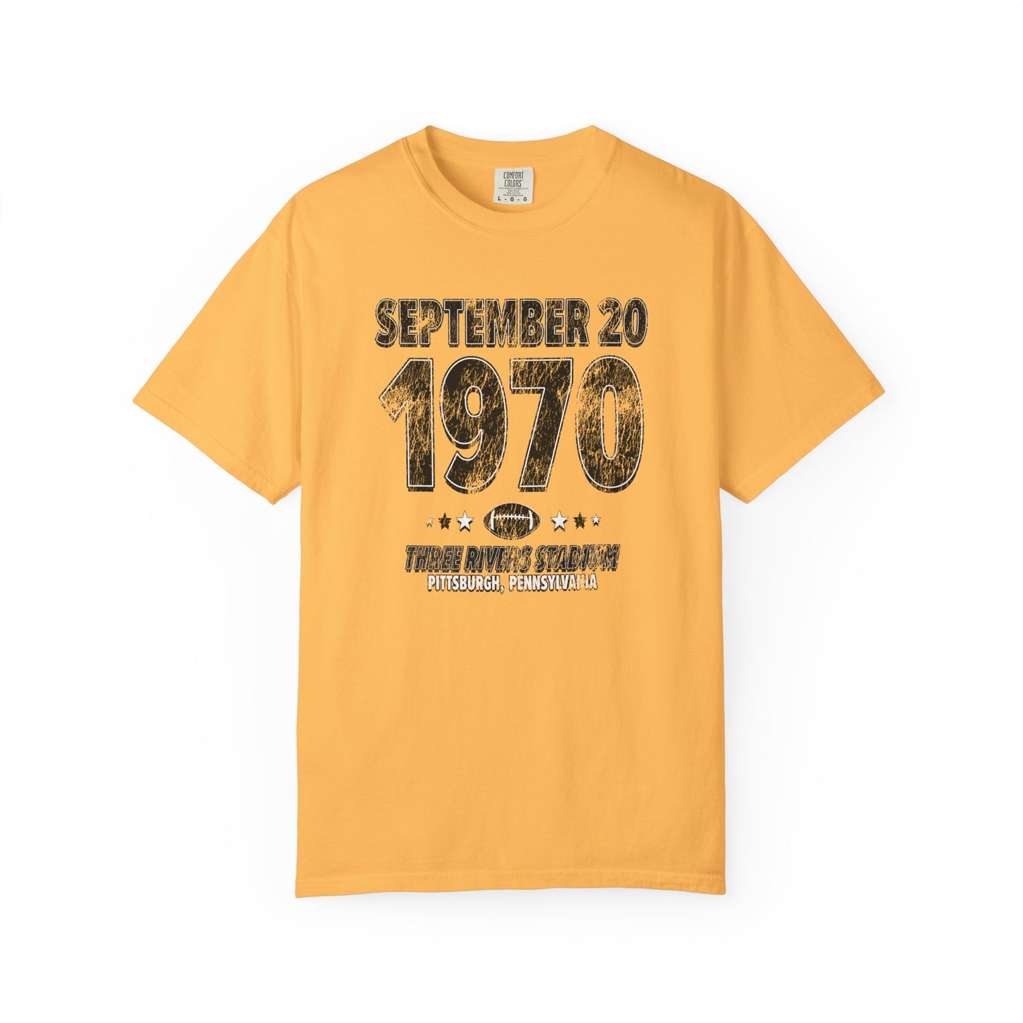 Pittsburgh Football – September 20, 1970 – Comfort Colors