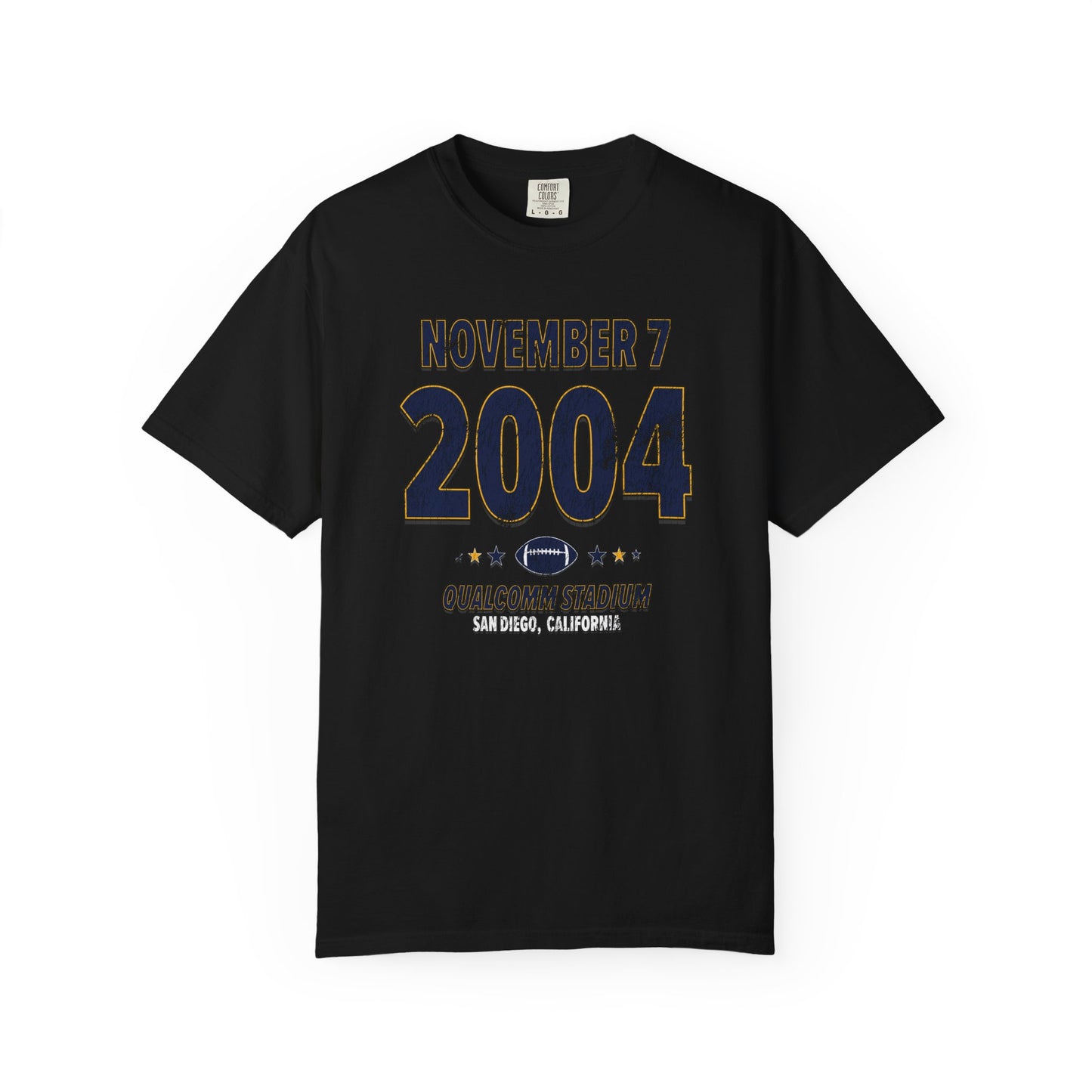 San Diego Football – November 7, 2004 – Comfort Colors (Black & White)