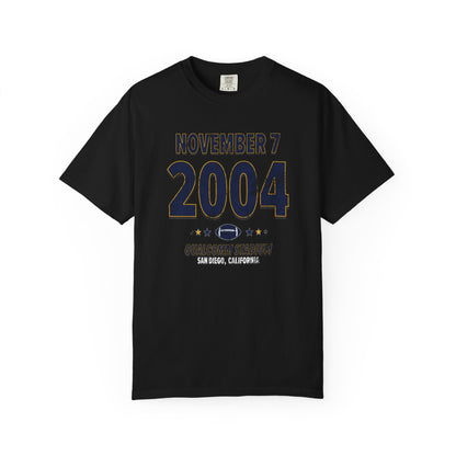San Diego Football – November 7, 2004 – Comfort Colors (Black & White)